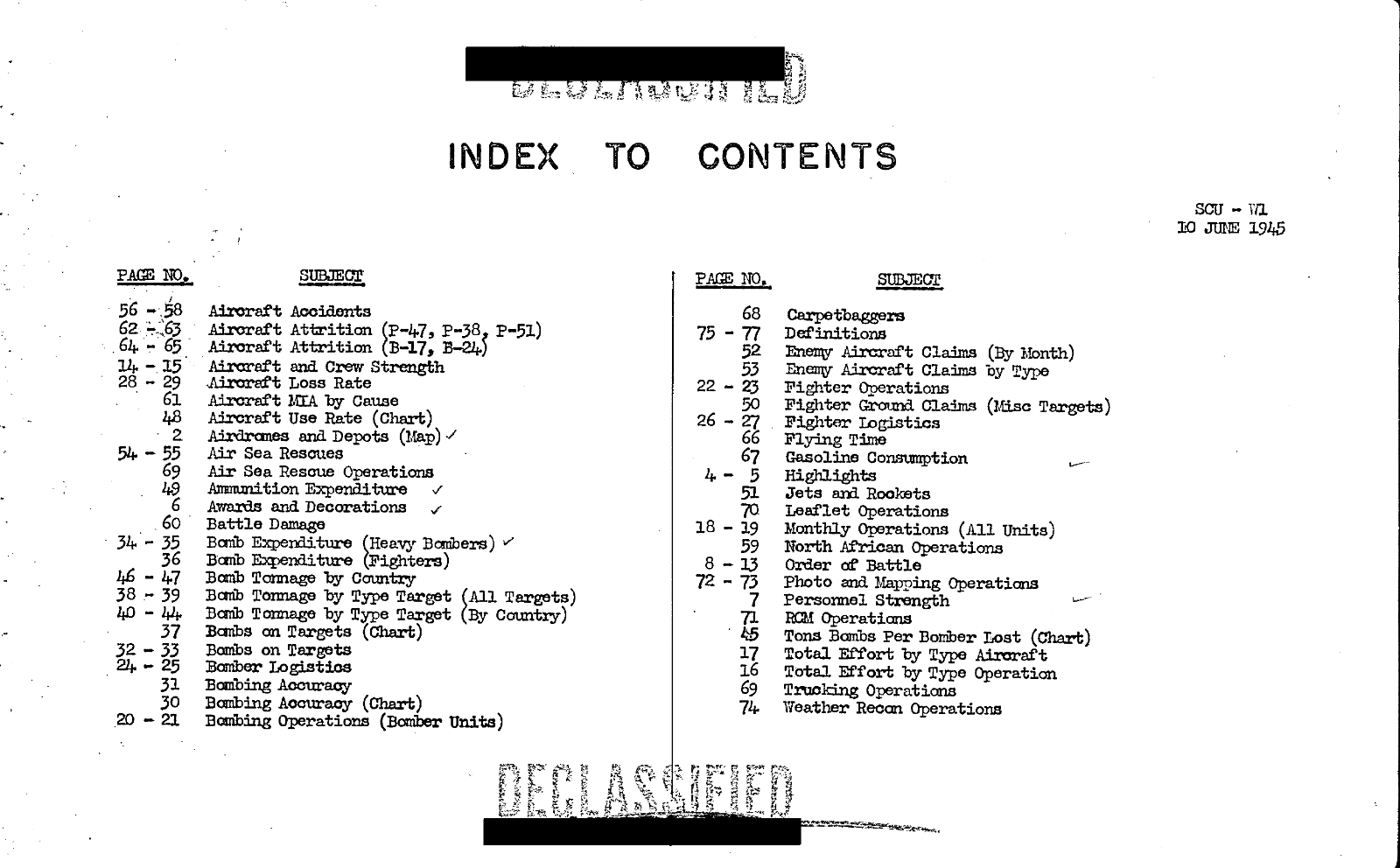 8th Eighth Army Air Forces AAF 1942-1945 Statistical Summary PDF on CD/SD/USB