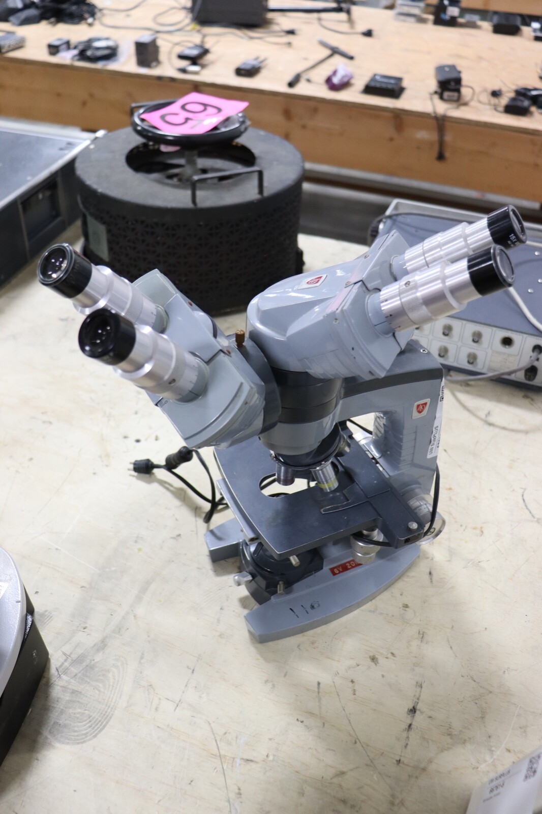 AO Spencer American optical DUAL HEAD MICROSCOPE