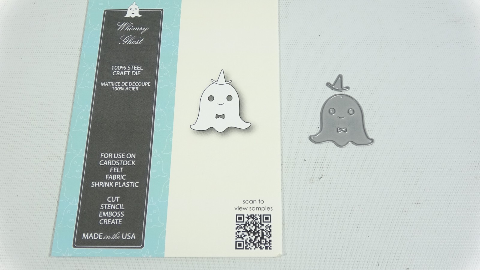 2017 Memory Box Whimsy Ghost Halloween Craft Die 99872