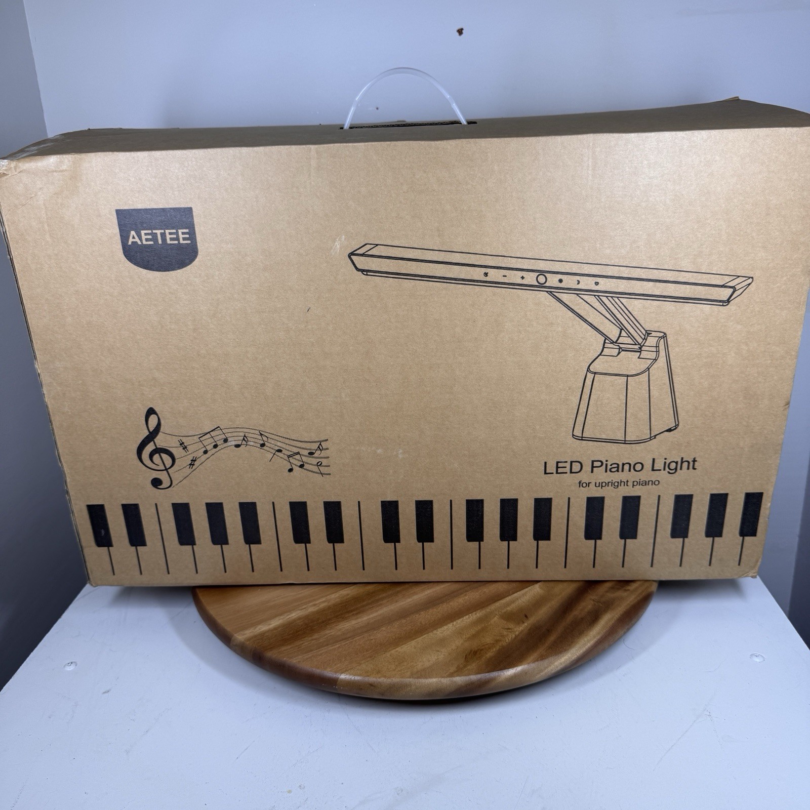 AETEE LED Piano Light For Digital And Grand Piano Eye Care Model TZ-036S Black