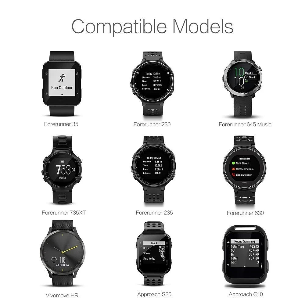 Compatible for Garmin Watch Charger Cable