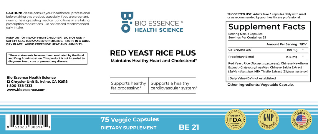 BE 21 Red Yeast Rice Plus