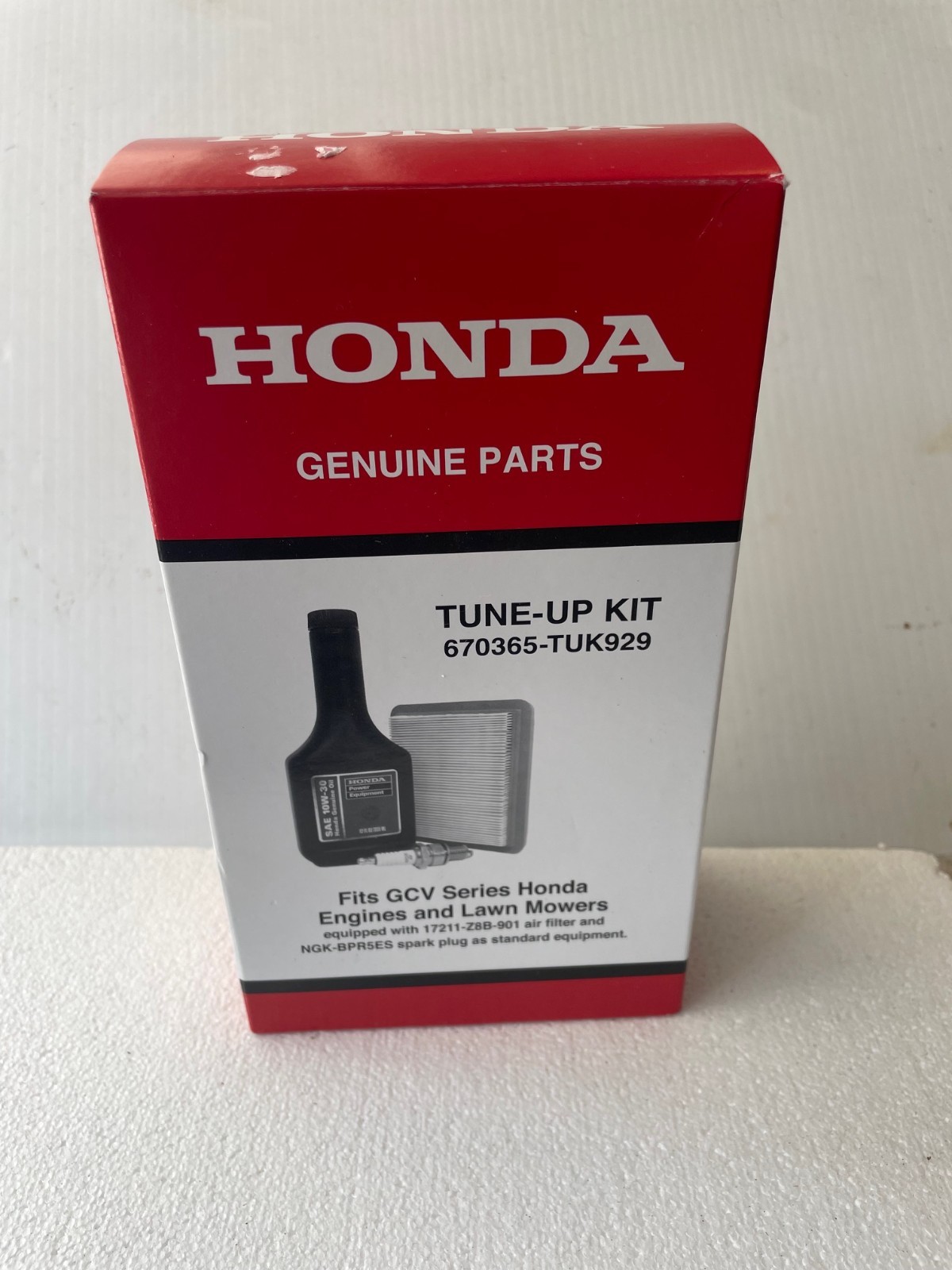 HONDA 670365-TUK929 TUNE UP KIT LAWNMOWER FILTER, PLUG, OIL for GC/GCV Engines