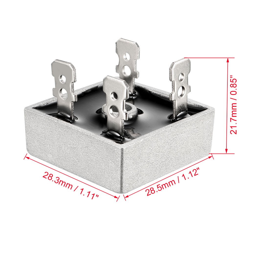 KBPC3010 1000V 30A Single Phase Bridge Rectifier Total-Wave Gray