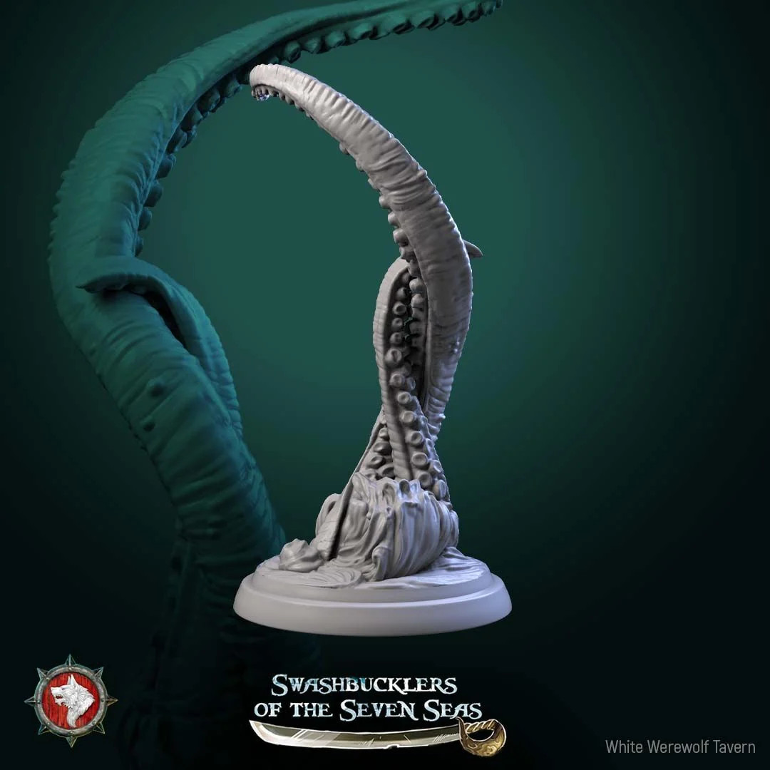 Kraken Tentacles - Resin Tabletop Miniature