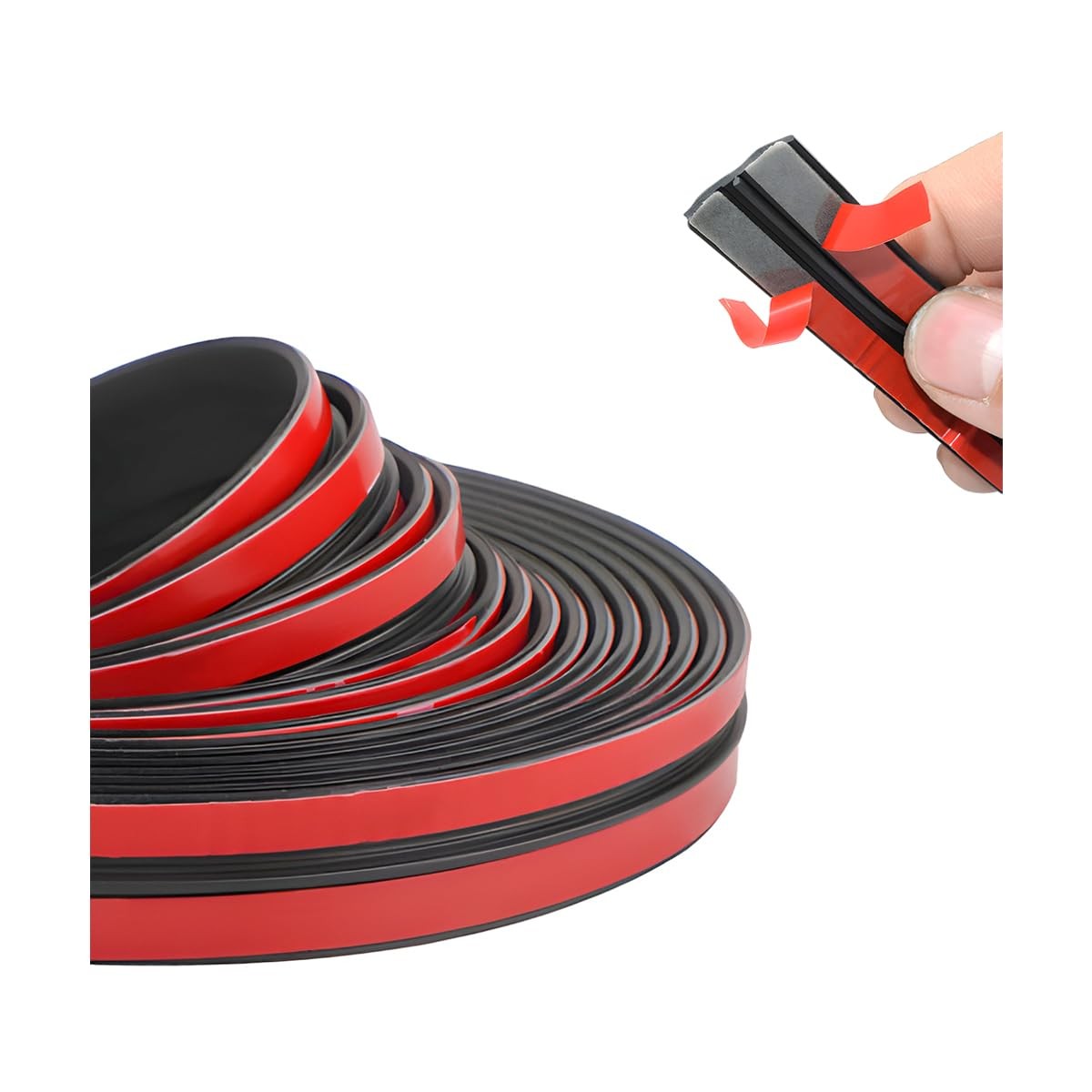16.4 Ft Car Windshield Weather Stripping, 19mm T Shape