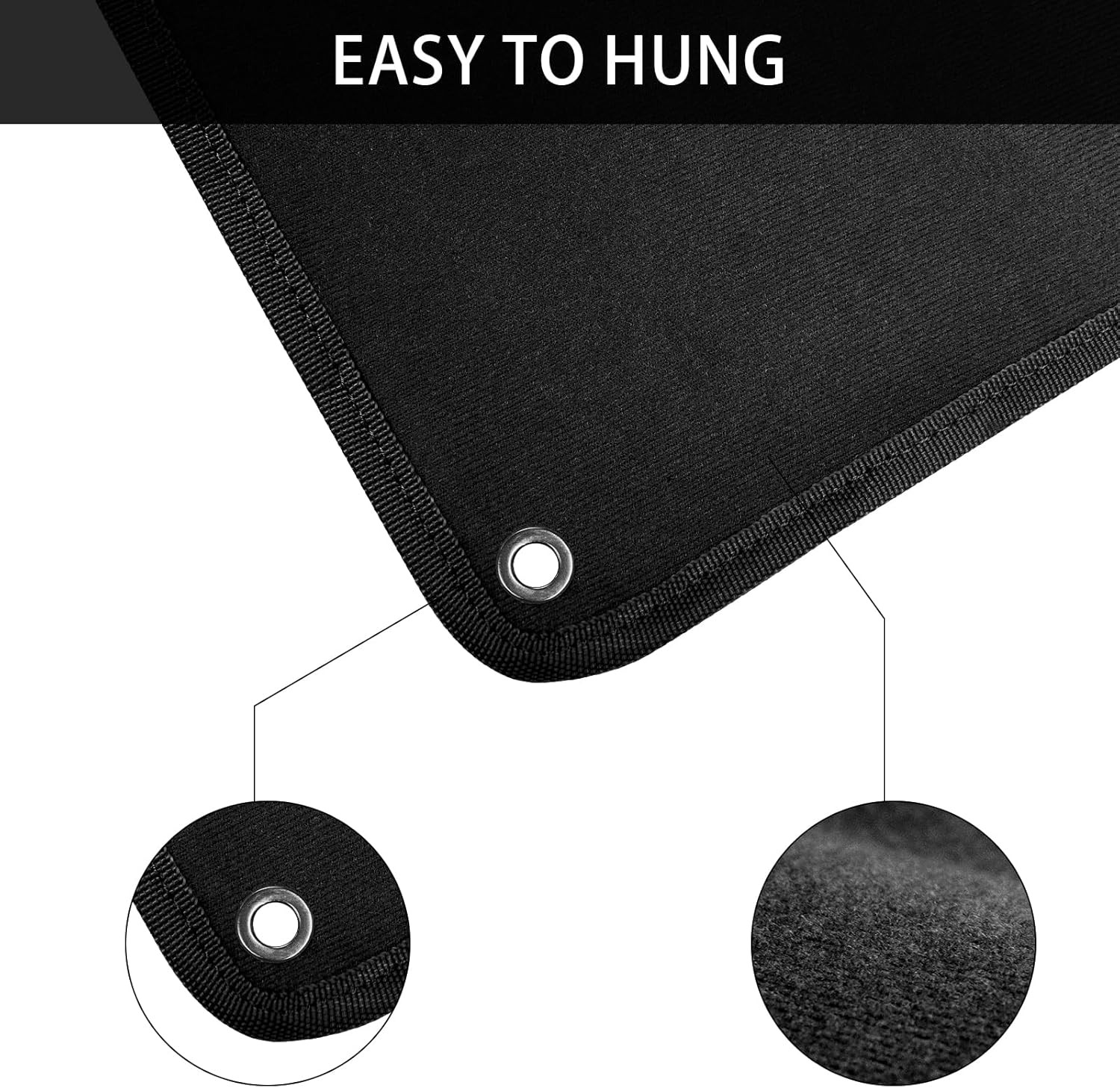 Tactical Patch Display Board,Hook & Loop Foldable Black(33X27.5In)