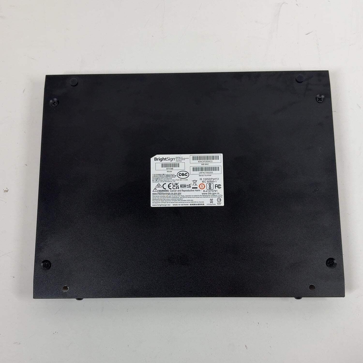 BrightSign XT1145 Digital Signage Player