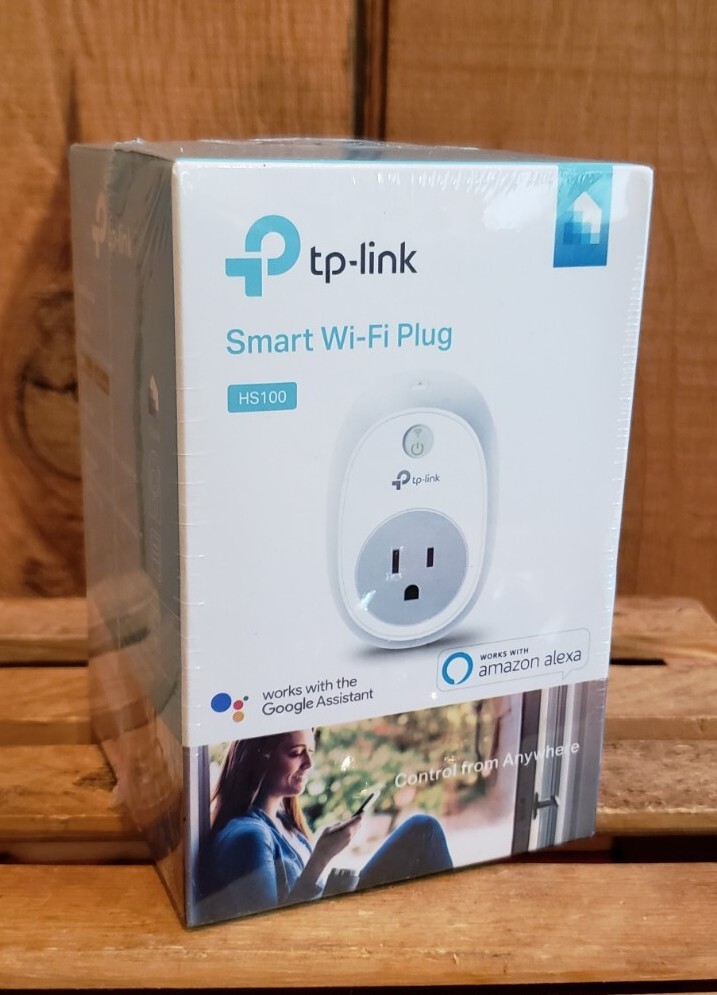 TP-Link HS100 Wi-Fi Smart Plug Kit SEALED Compati w/Amazon Alexa & Google *New*