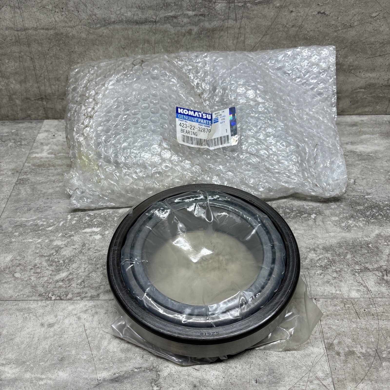 OEM Komatsu 423-22-32870 Tapered Roller Bearing With Cone, New