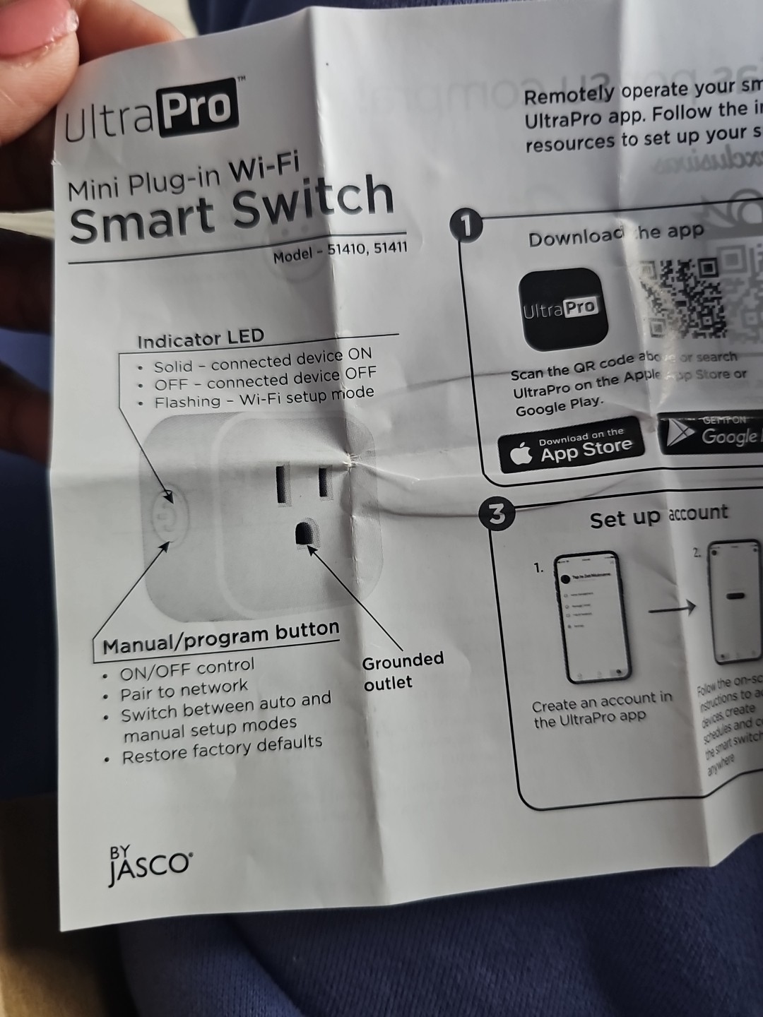 UltraPro 51411 Plug-In Mini WiFi Smart Switch 2 Pack 2.4GHz Alexa Hey Google