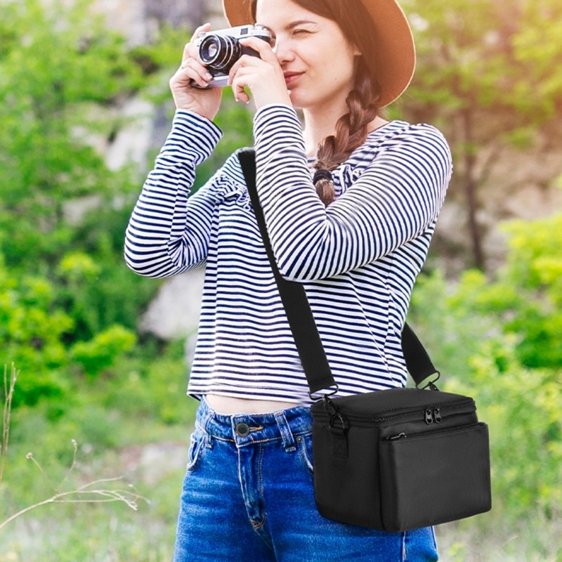 Double Fleece Compartments Camera Protective Bag DSLR Universal Compatibility