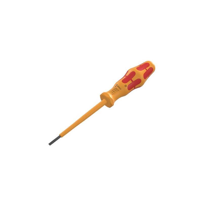 Wera 05051587001 1060I VDE-Insulated Kraftform SL Screwdriver, 1x5.5x125 mm
