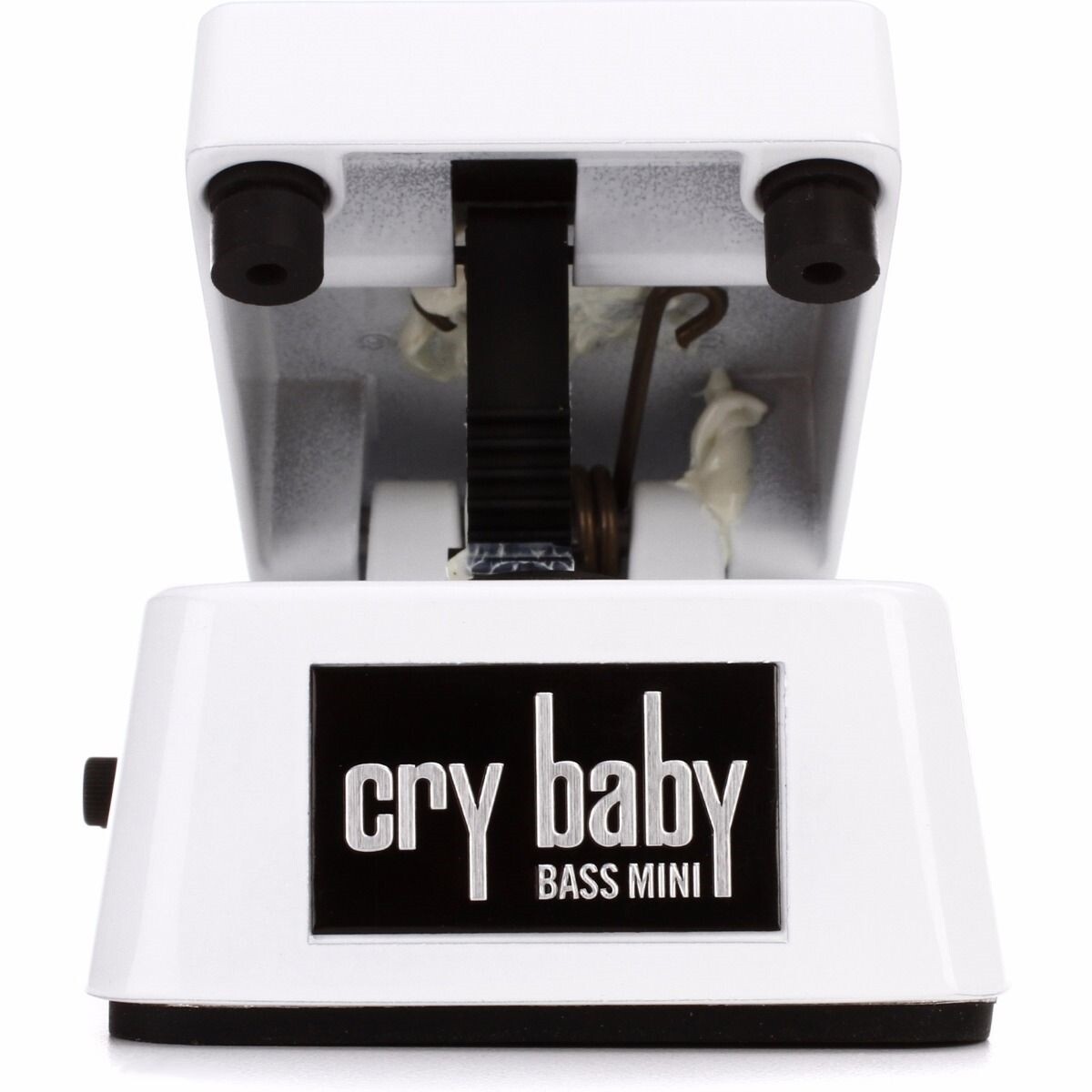 Dunlop CBM105Q Cry Baby Mini Bass Wah Guitar Effects Pedal, White