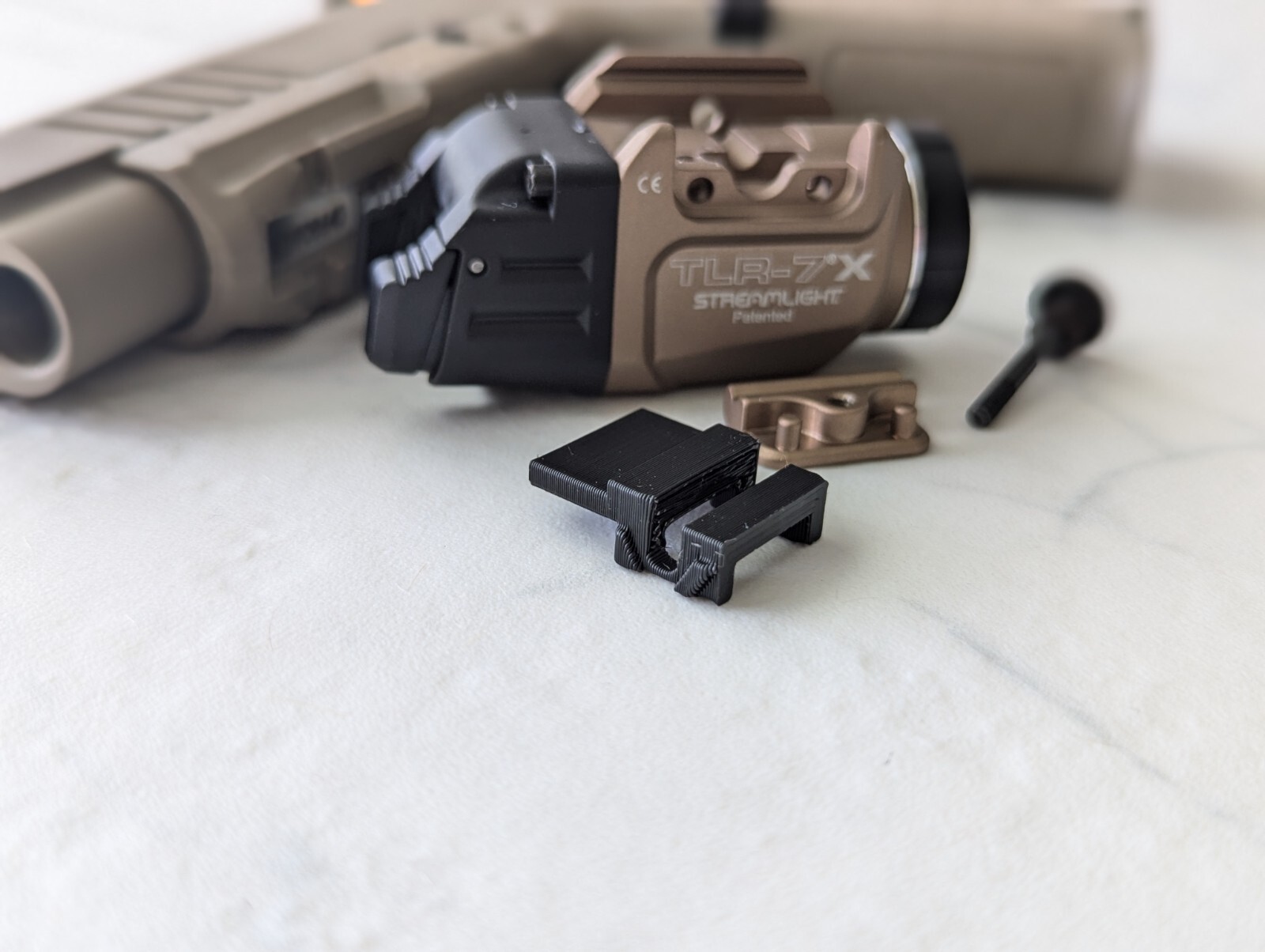 TLR-7 to PSA Dagger Micro Adapter Plate (Version 2)