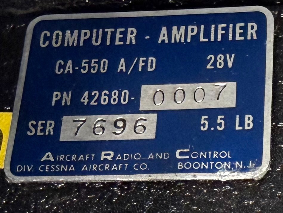 Computer-Amplifier CA550 42680-0007 Removed Working