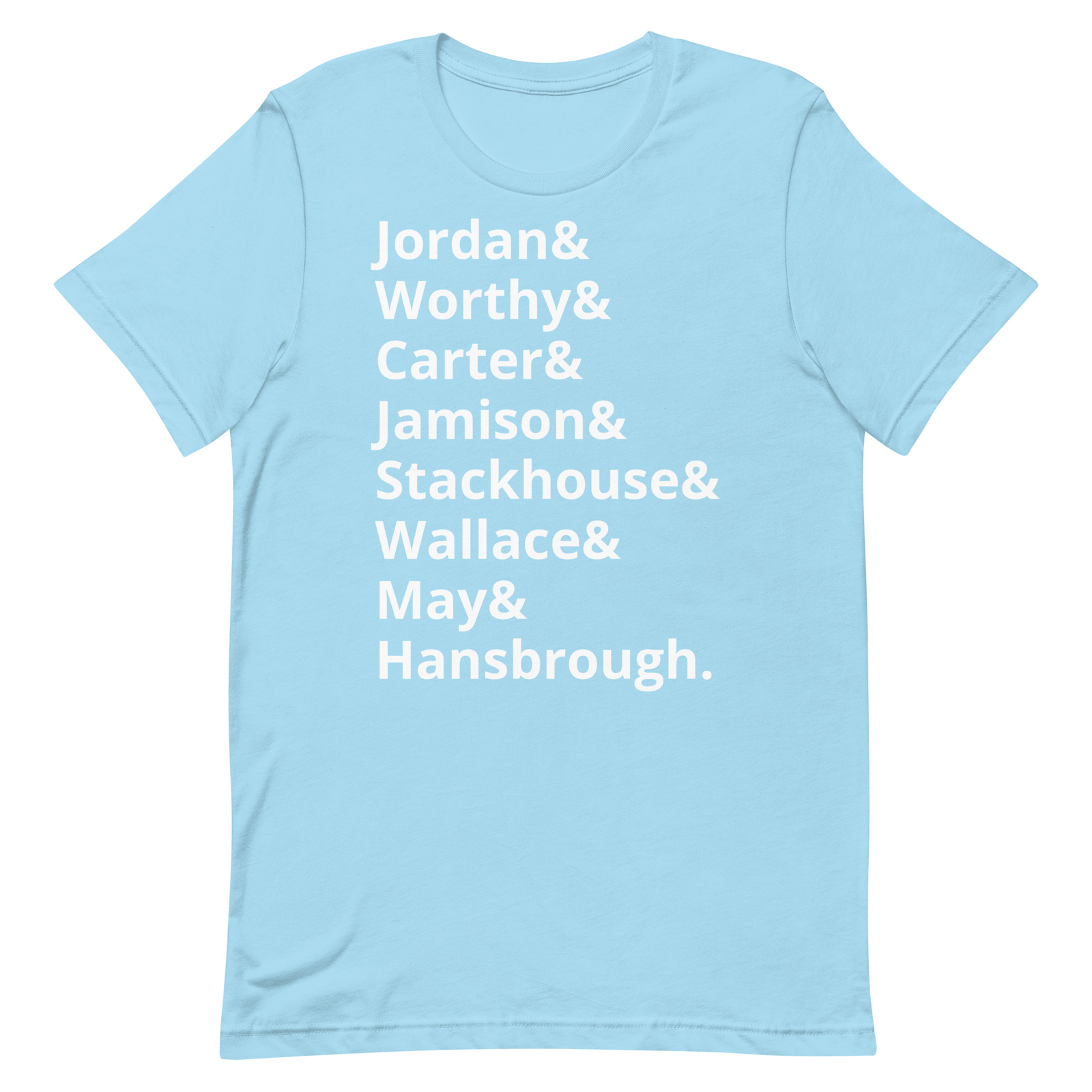 North Carolina UNC Tarheels Shirt Basketball Legends (Jordan, Carter, May, etc.)