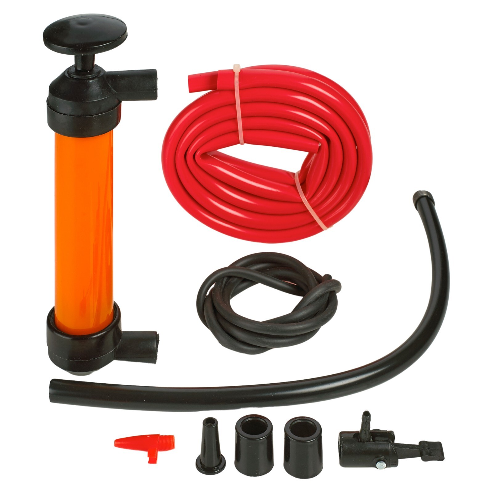 Siphon Hand Pump For Water - 15" Manual Water Pump, Gas Siphon Kit