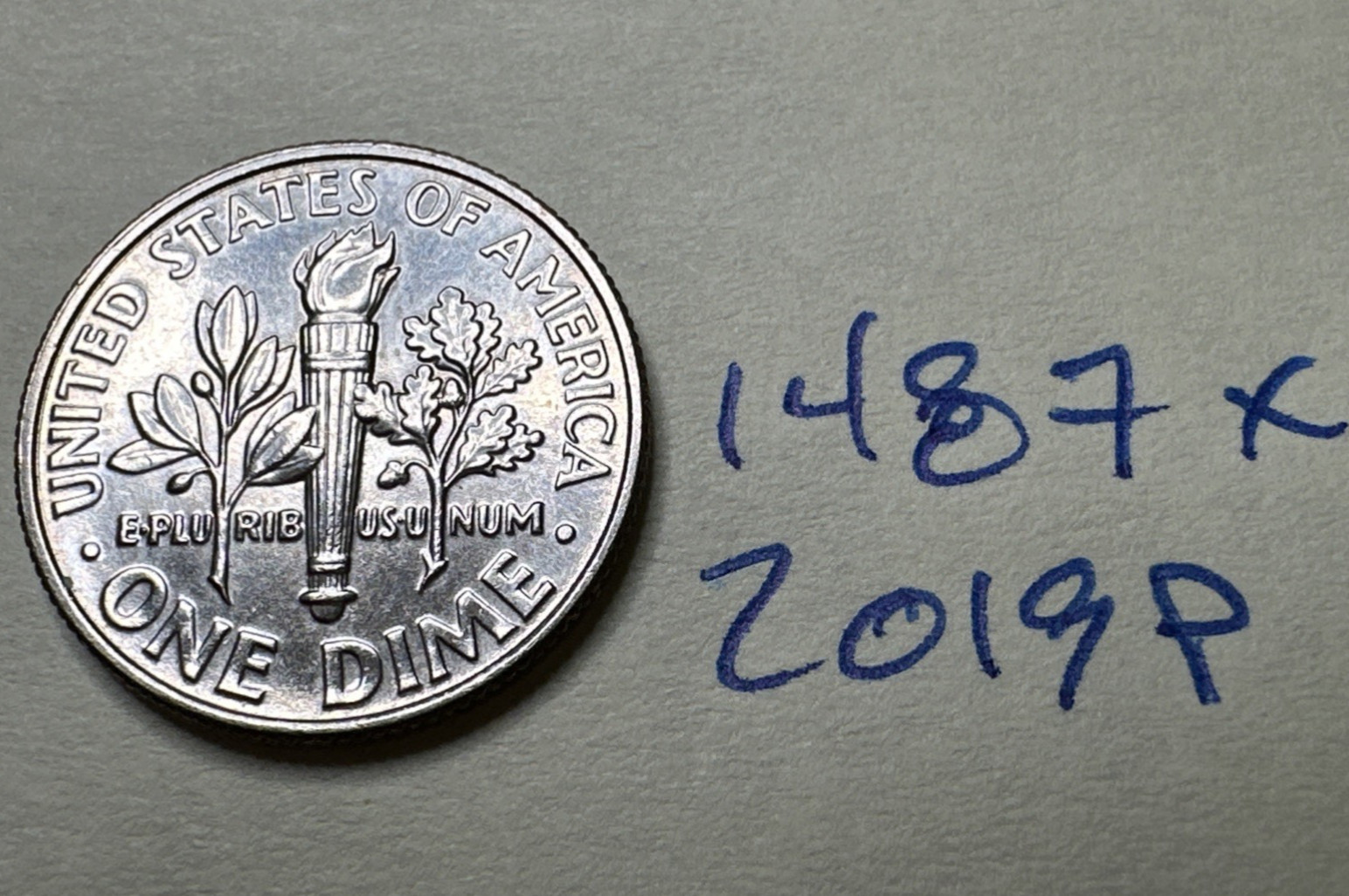 2019 (P) US Roosevelt Dime 10c 1487X