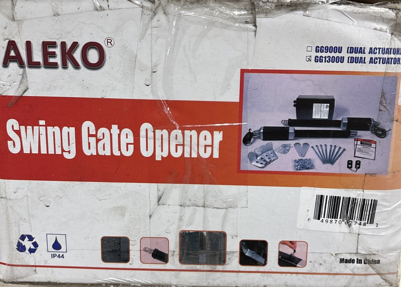 ALEKO Swing Gate Opener GG1300U [Dual Actuator]