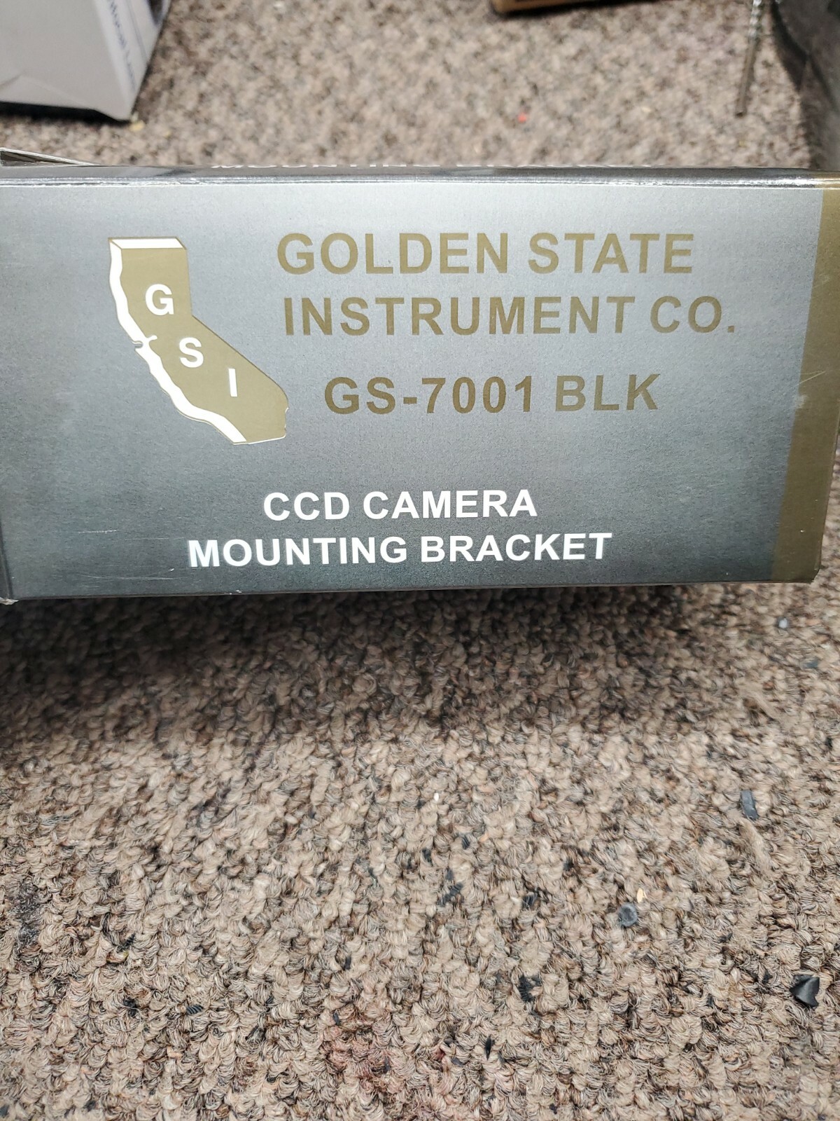 Golden State Instrument CCD Camera Mounting Bracket GS-7001-BLK