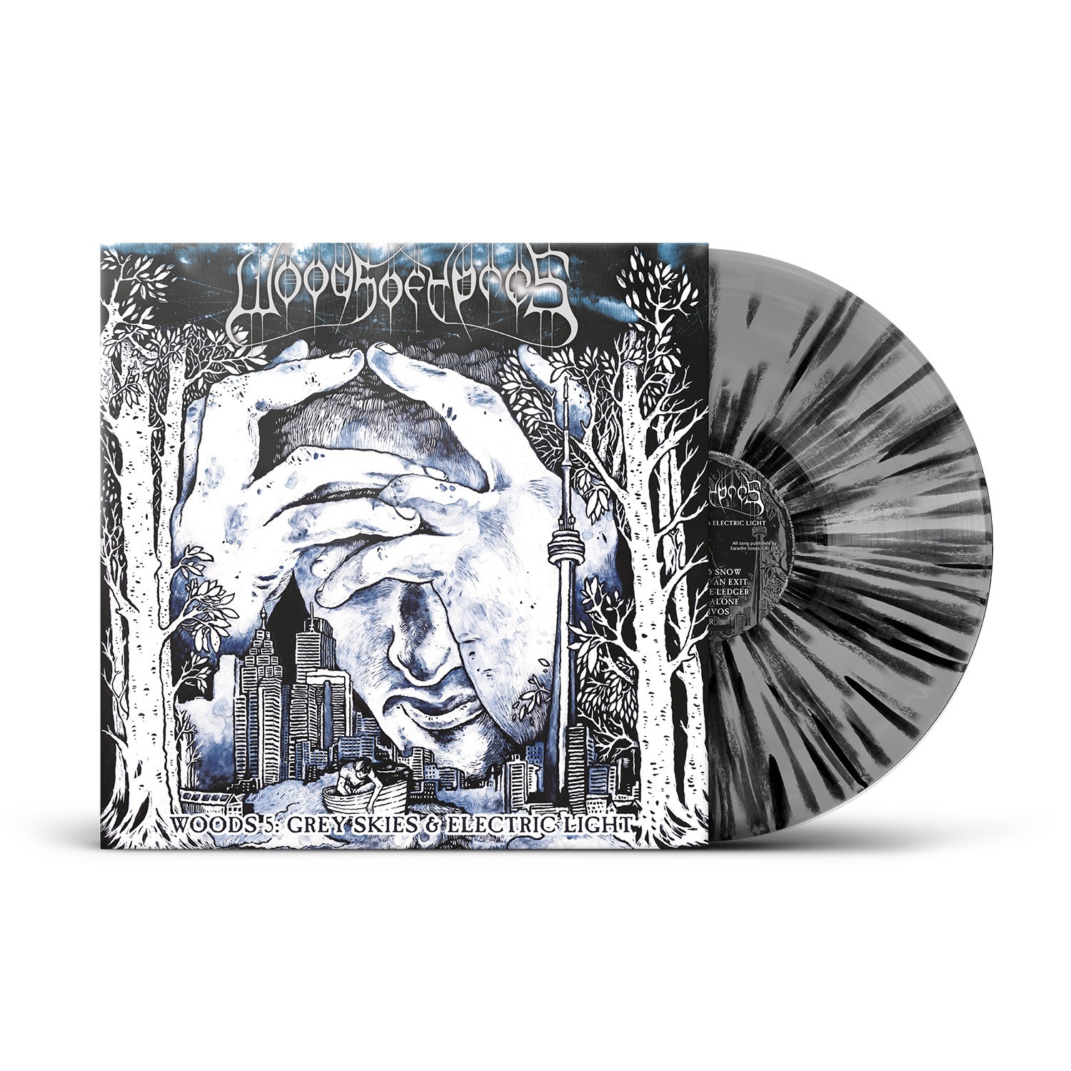 Woods Of Ypres 'Woods 5: Grey Skies..' Sillver / Black Splatter Vinyl - NEW