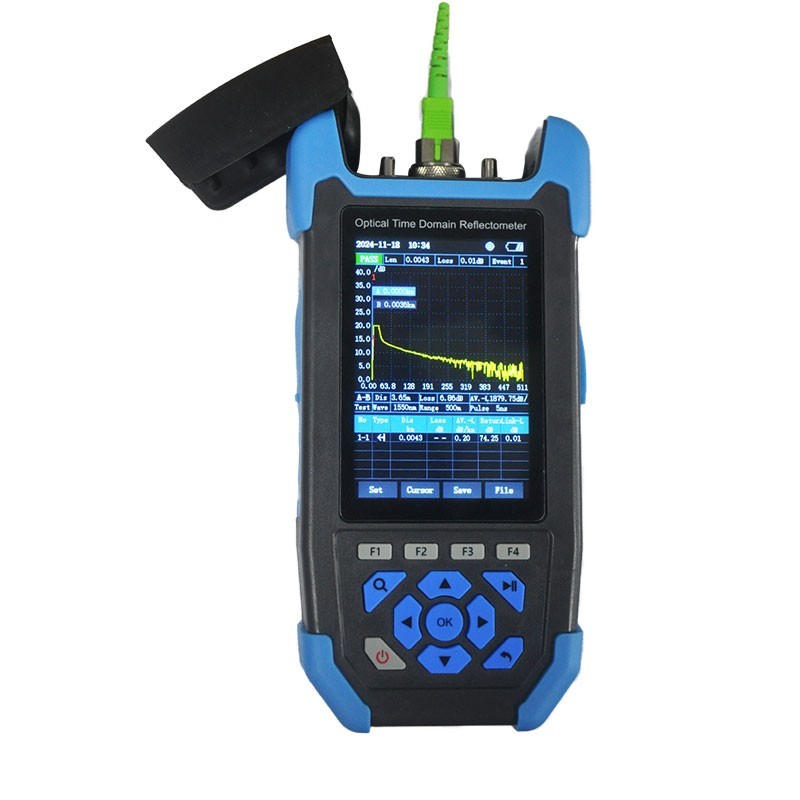 JW3302SJ 8-IN-1 OTDR Online 1625nm+/-20nm 24dB Optical Time Domain Reflectometer