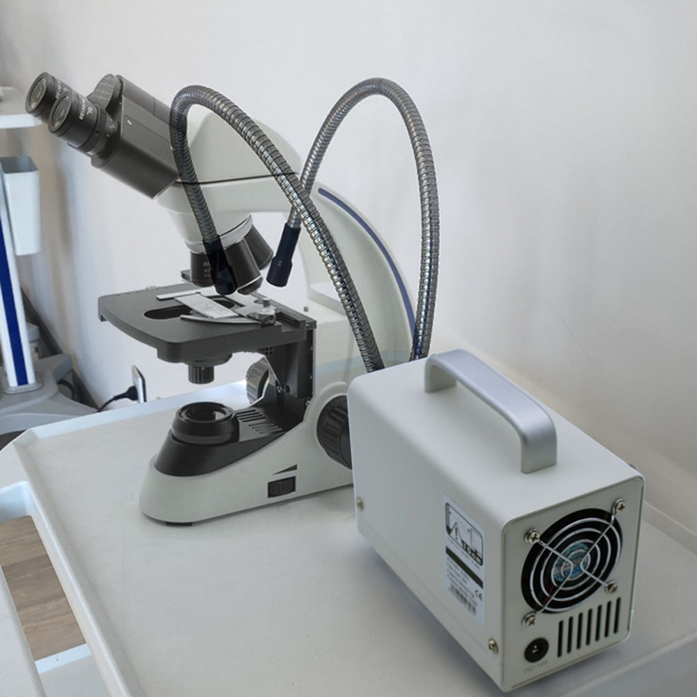 50W Mini Xenon Fiber Optic ENT Endoscope Microscope Medical Cold Light Source