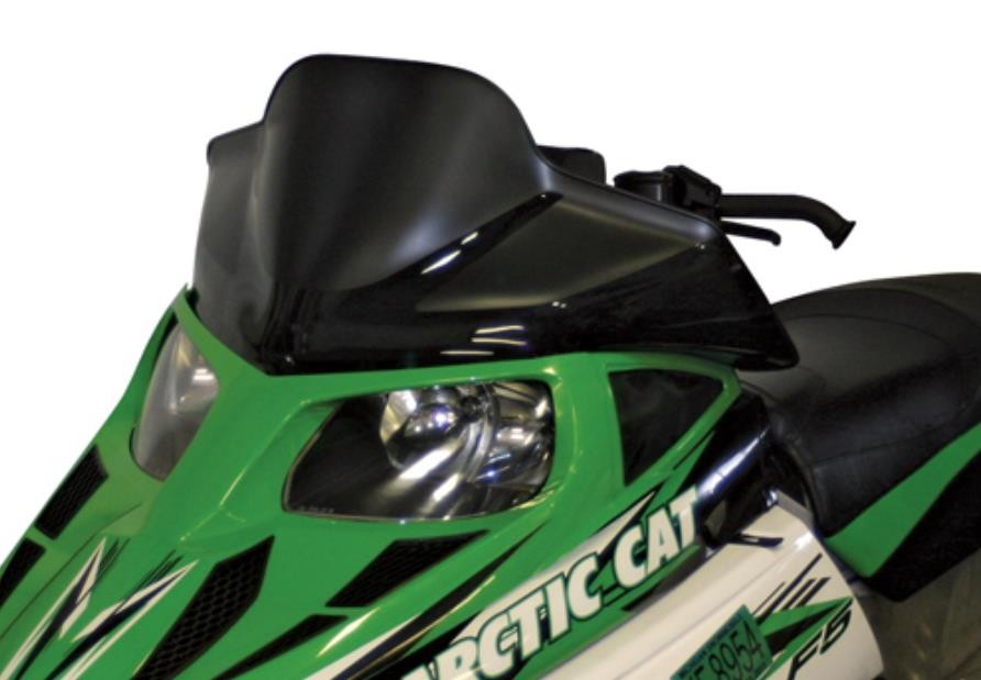 Powermadd Cobra Windshield-14.75in.-Black on Black for 2012-2014 Arctic Cat