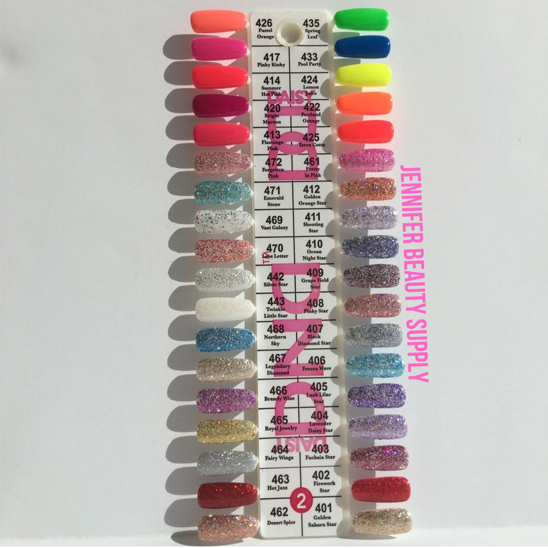 DND GEL POLISH COLOR CHART #2 DISPLAY NEW | US SELLER