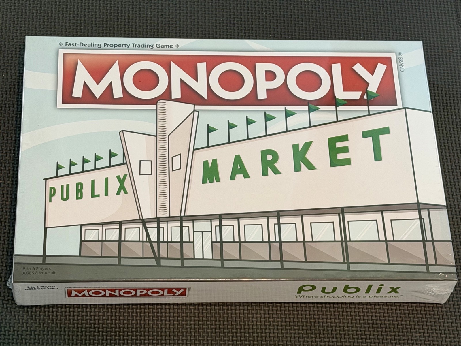 Rare! Publix Monopoly - Publix Market Board Game, Complete in Mint Sealed Box.