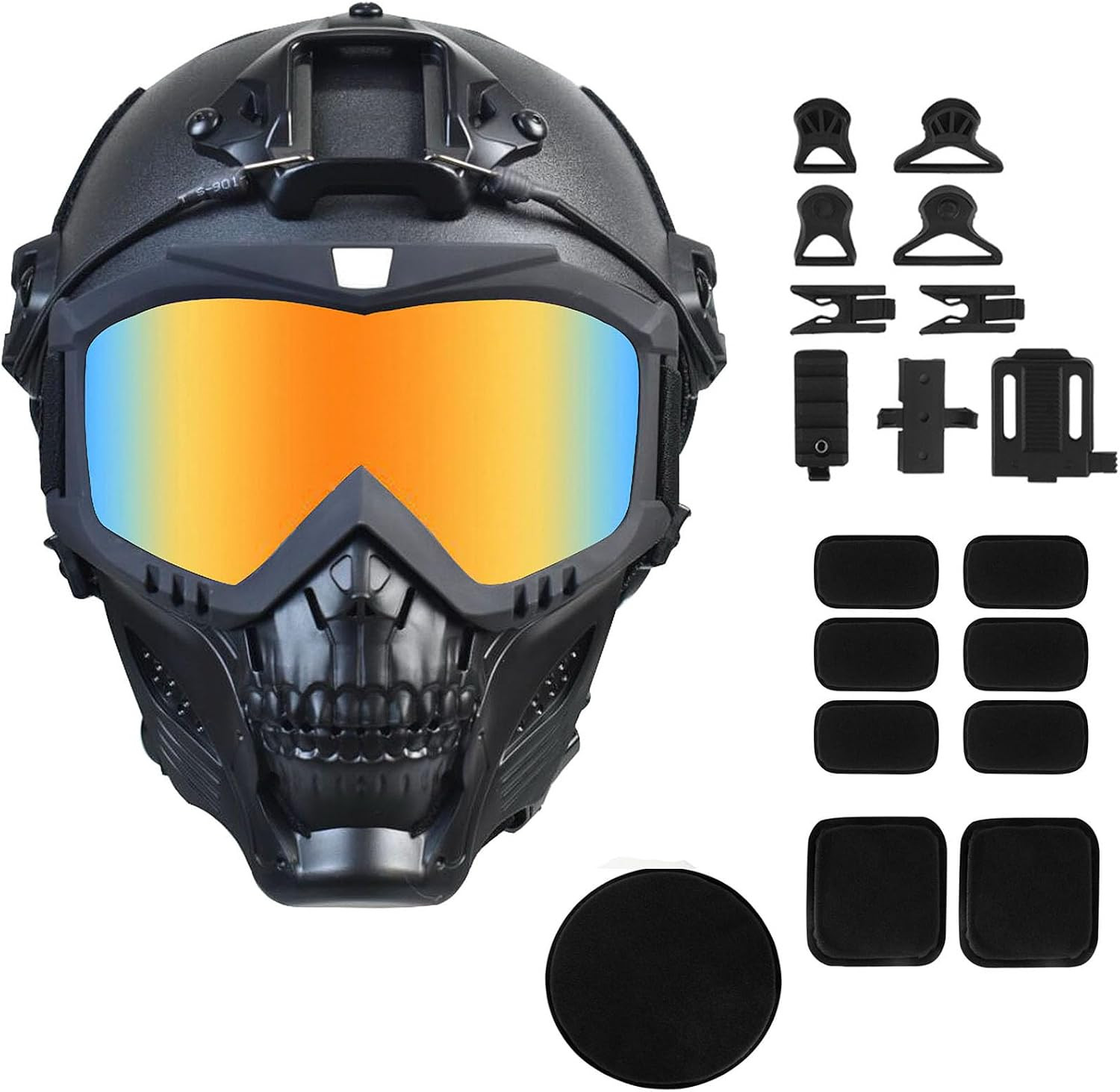 Airsoft Mask Full Face and Detachable anti Fog Airsoft Goggles Eye Protection an