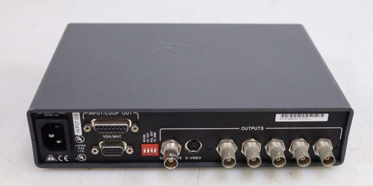 Extron VSC 100 Computer-to-Video Scan Converter No Power Cord