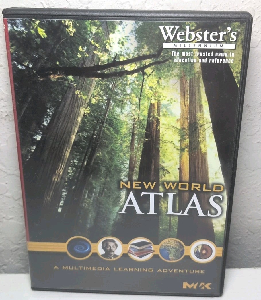 Webster’s New World Atlas PC CD ROM B109