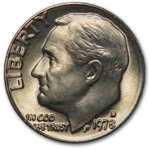 1978-D Roosevelt Dime BU