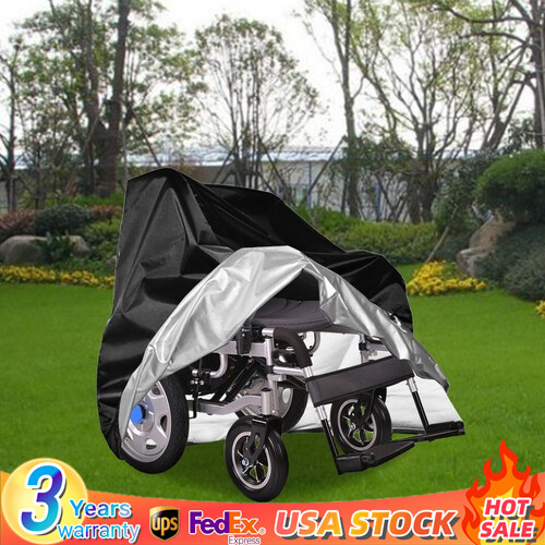 Heavy Duty Wheelchair Storage Cover Rain Protection Waterproof Wheelchair Cover