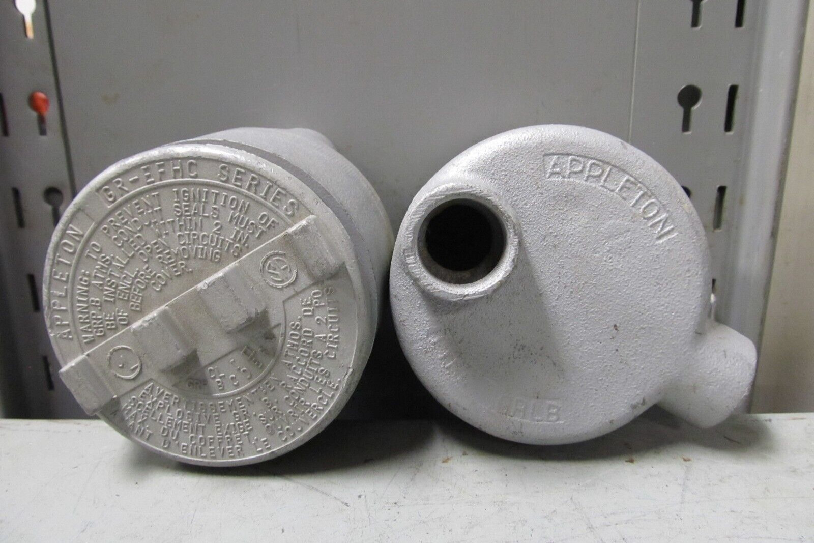 (2) Appleton GR-EFHC Series Type GRLB Hazardous Location Conduit Outlet Boxes