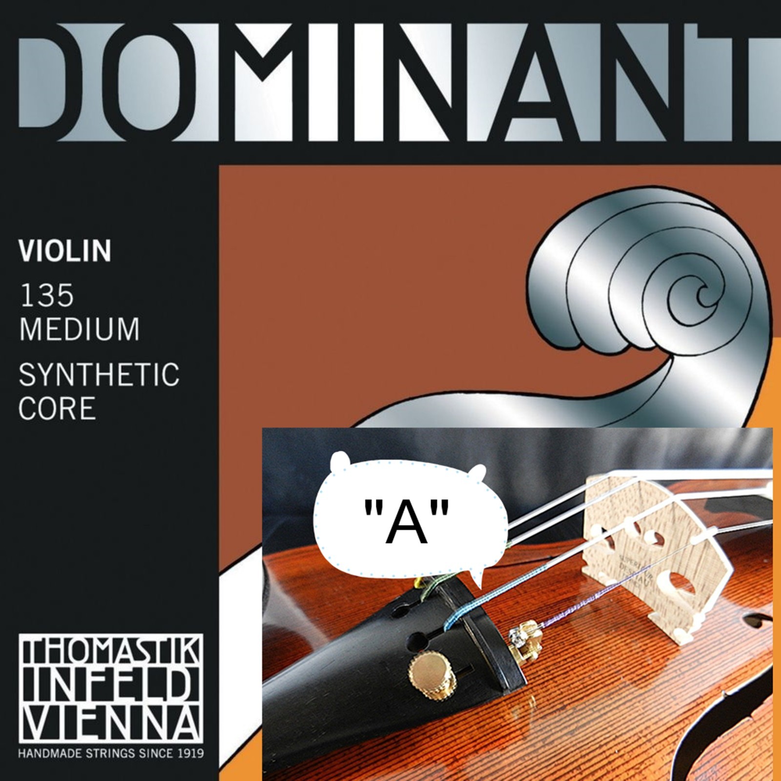 *Dominant 4/4 Size Violin Strings -Single A String ( OEM Packing For Best Price)