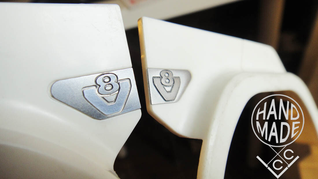 1/14 Tamiya Truck Scania V8 Metal Side Logo