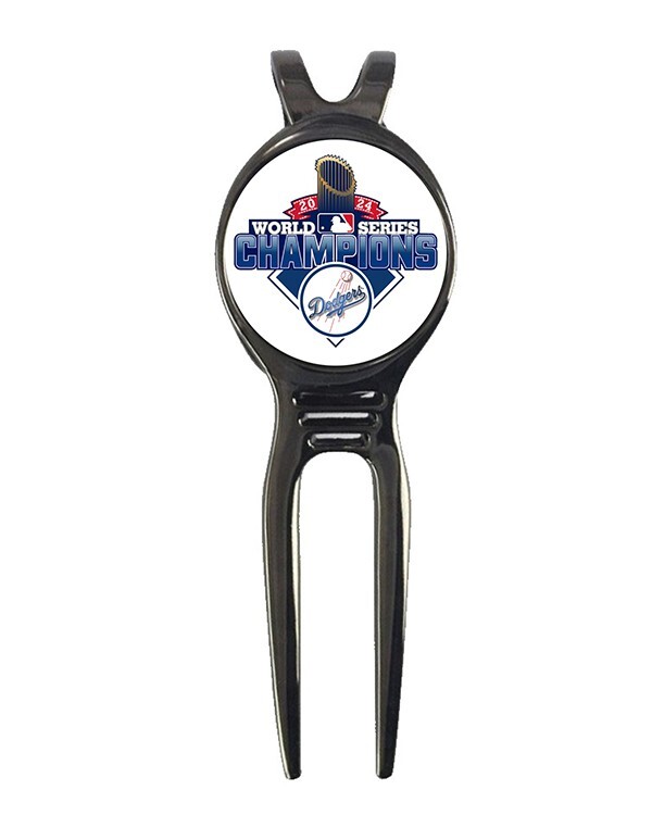 LA Los Angeles Dodgers 2024 World Series MLB Golf Ball Marker + Black Divot Tool