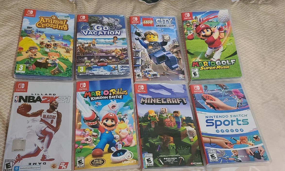 AUTHENTIC ORIGINAL Replacement Case Box Nintendo Switch Games-select game