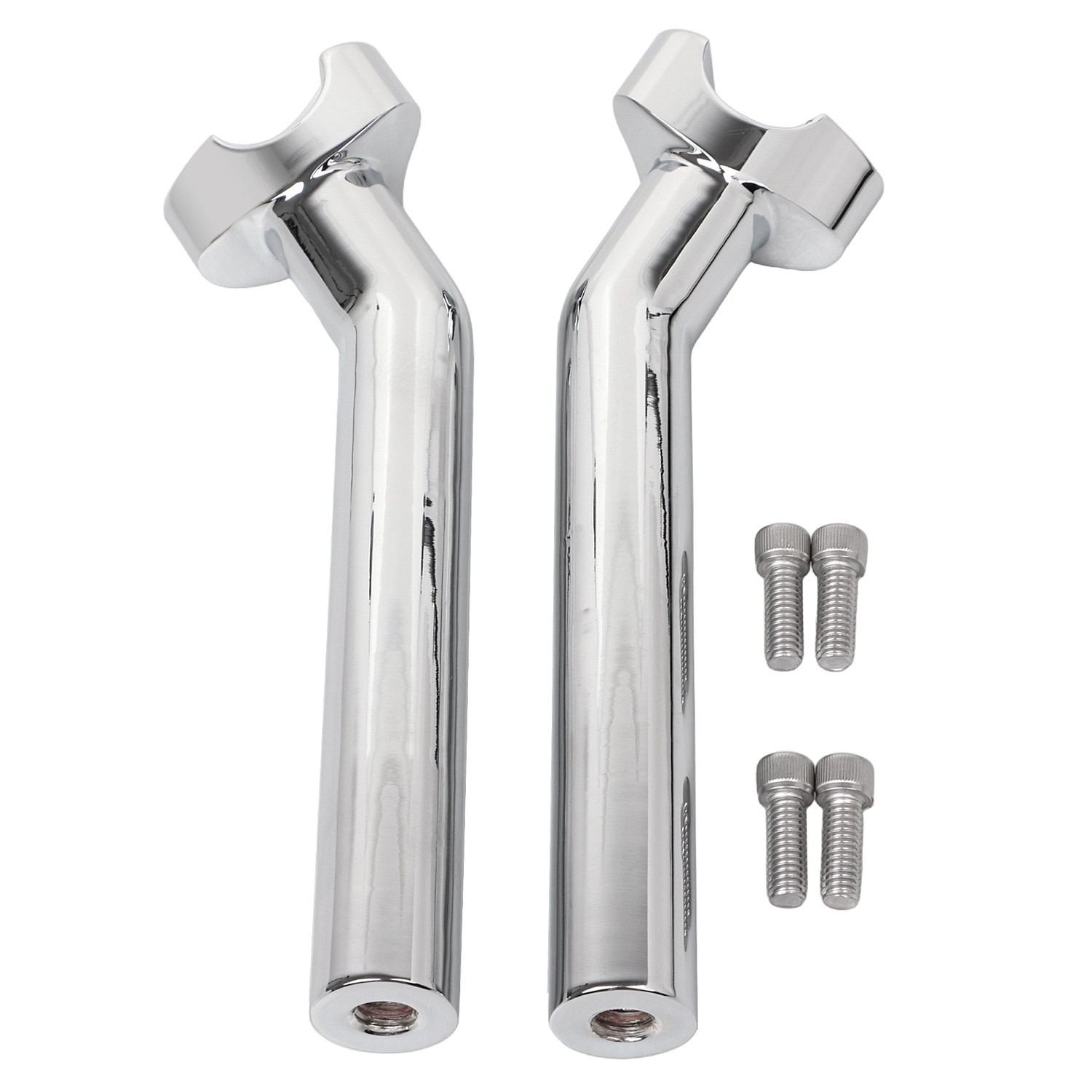 8-1/2" Handlebar Risers Top Clamp For Harley 1" Bar Road Glide Softail Sportster