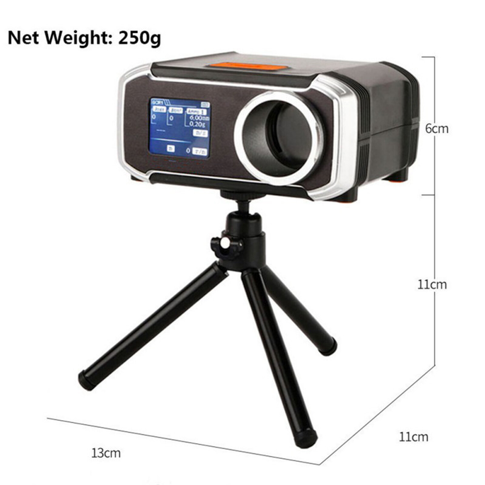 LCD Screen Shooting Chronograph Tester Velometer Speed Bluetooth Connection