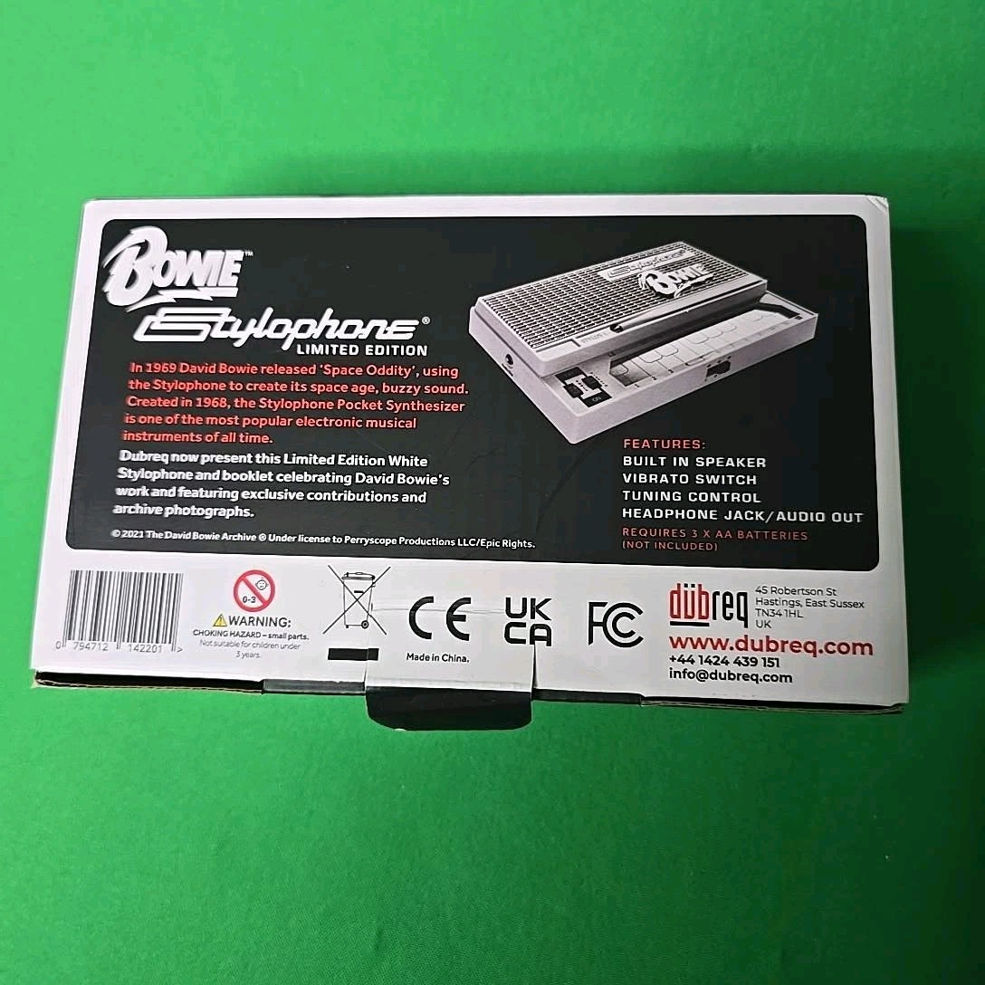 Bowie Stylophone - Limited Edition Synthesizer New Open Box
