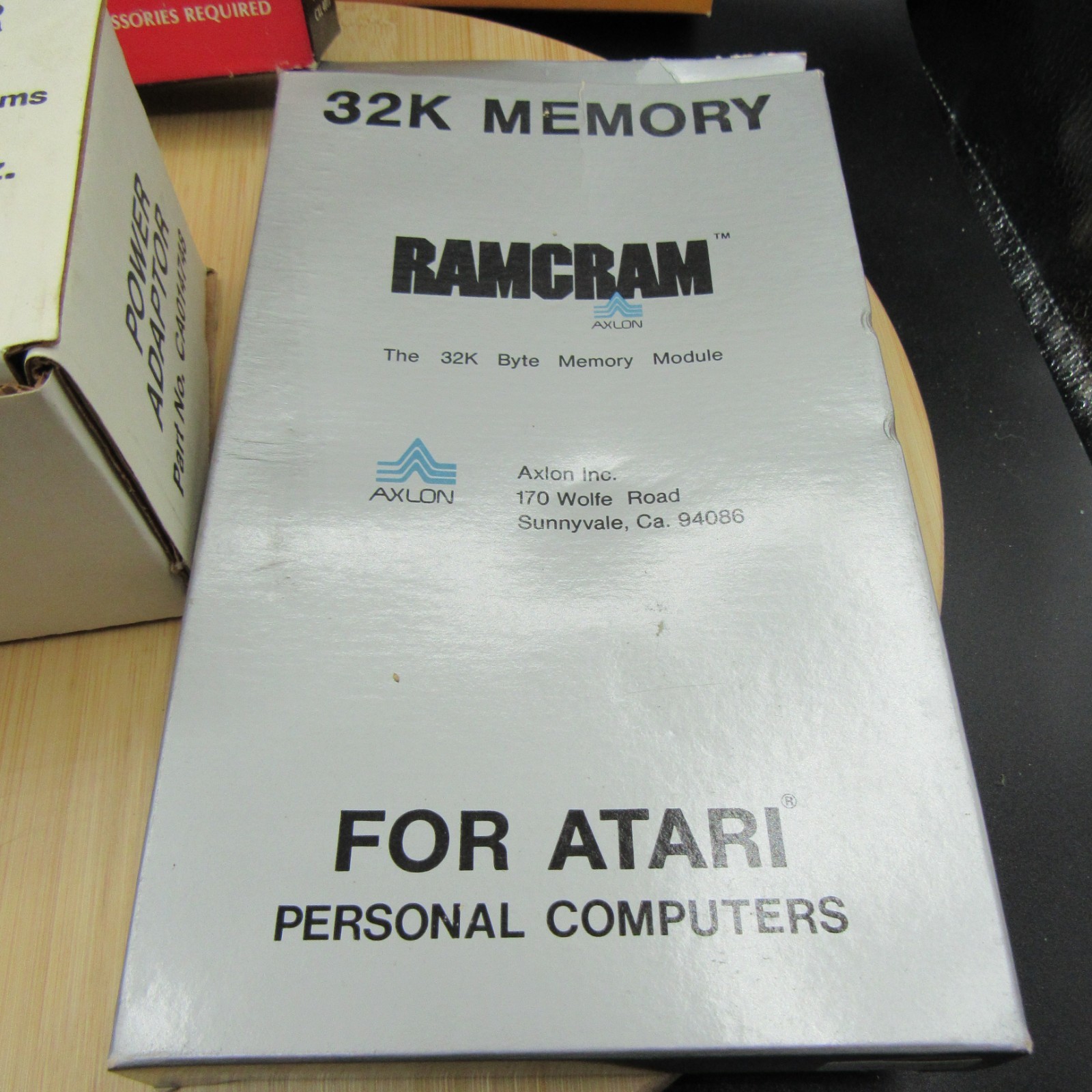 Lot of 4 Atari 400/800 Computer Game Boxes Power Supply RamCram Empty Boxes Only