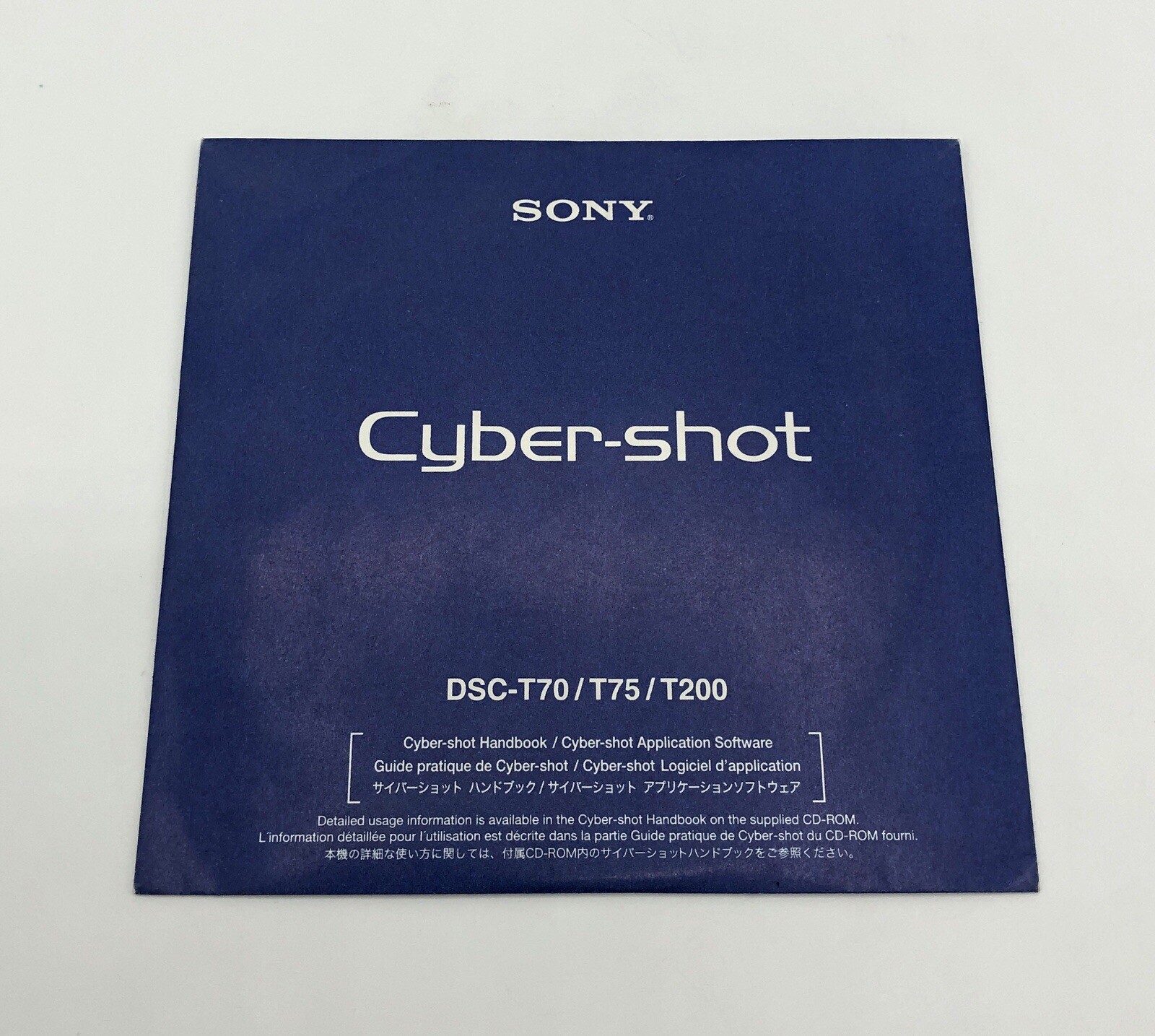 SONY Cyber-Shot CD DSC-T70/T75/T200 Ver.2.1.02 (3219478010)