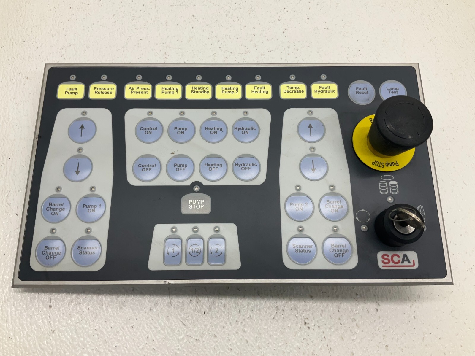 SCA Schucker PCU 5000-02 Control Board Interface Panel 0171.0015 (VT)