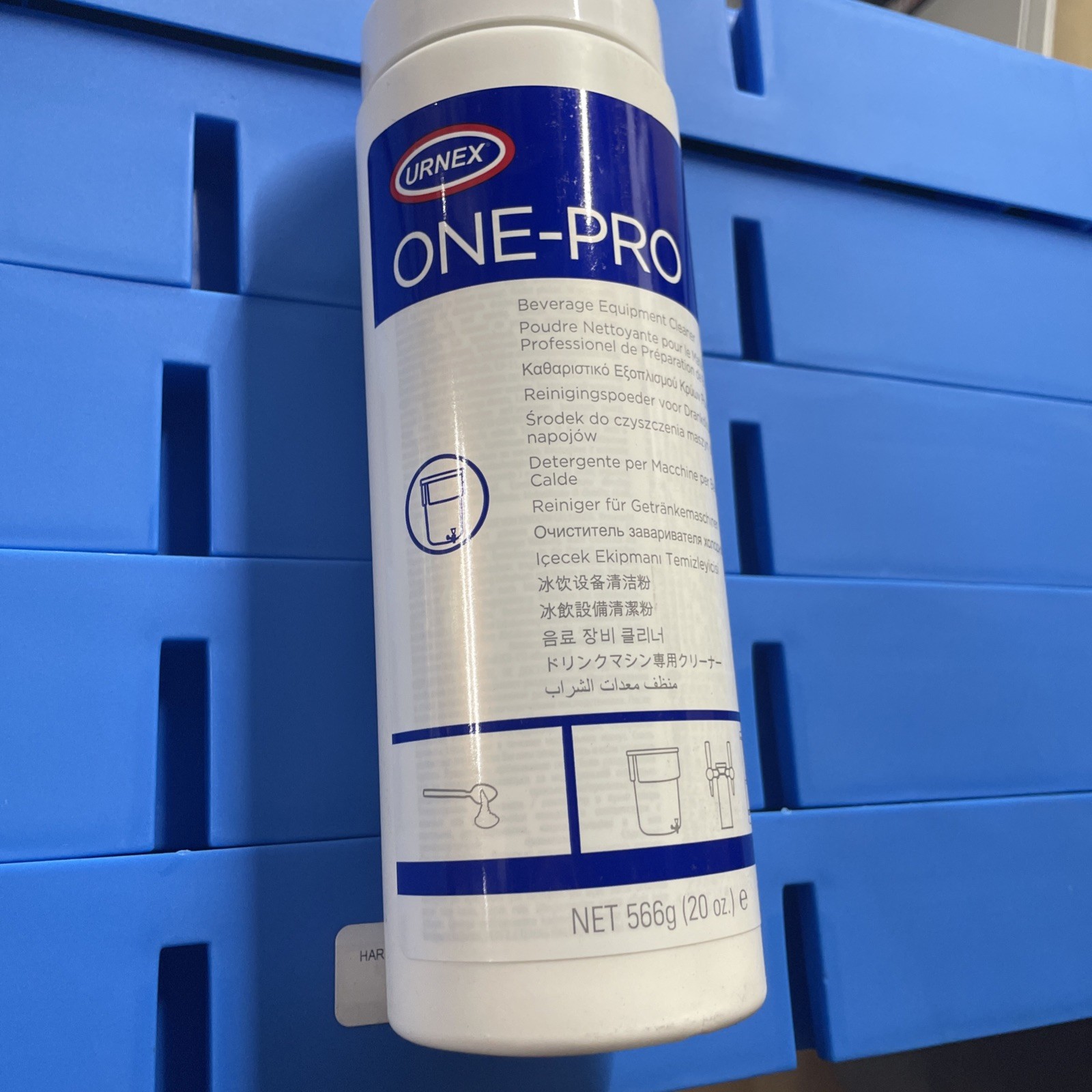 Urnex One-Pro Beverage Equipment Cleaner 20 oz Container Pack 15-FCC-UX566 S14