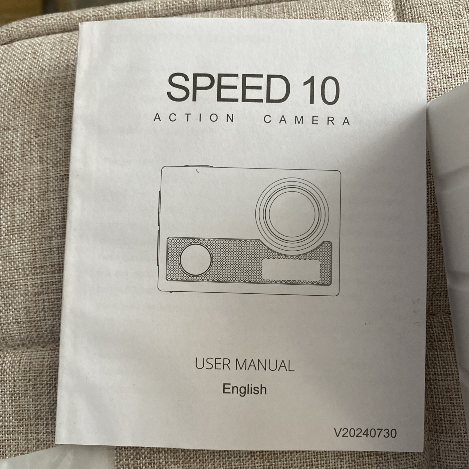 Camera. Speed 10 Action Camera 5K 30FPS Waterproof Camera Black
