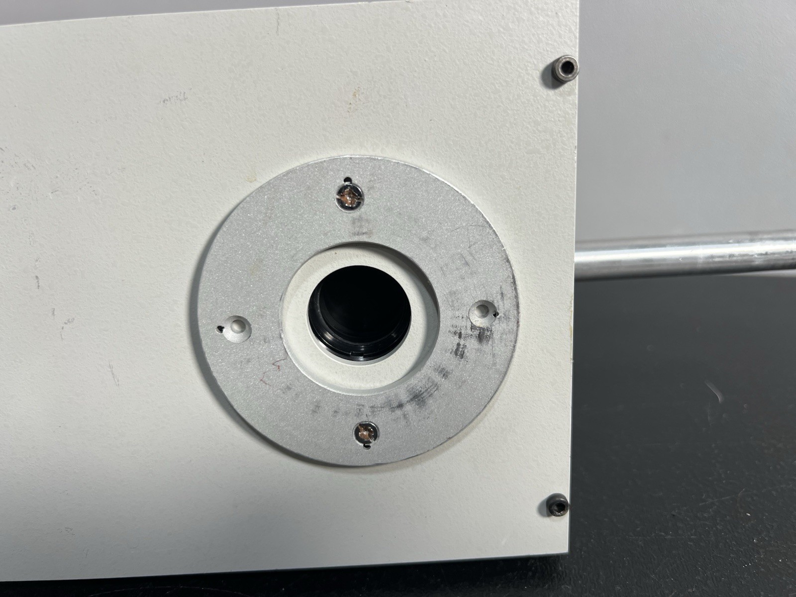 Ludl LEP Microscope Dual Filter Wheel Shutter Assembly Serial #097449